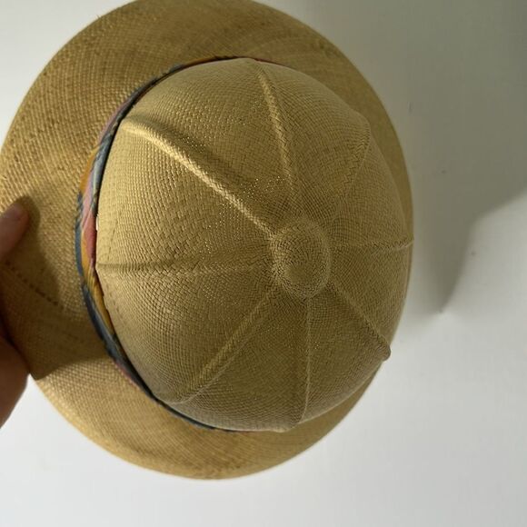 Vintage Churchill LTD 70s Straw Fedora - Picture 5 of 7